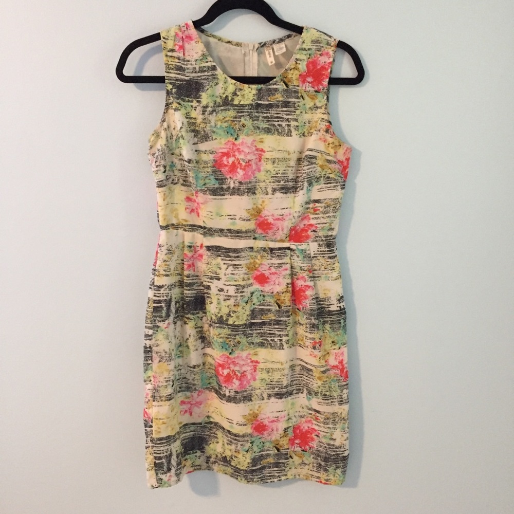 Cute Floral Sheath Dress